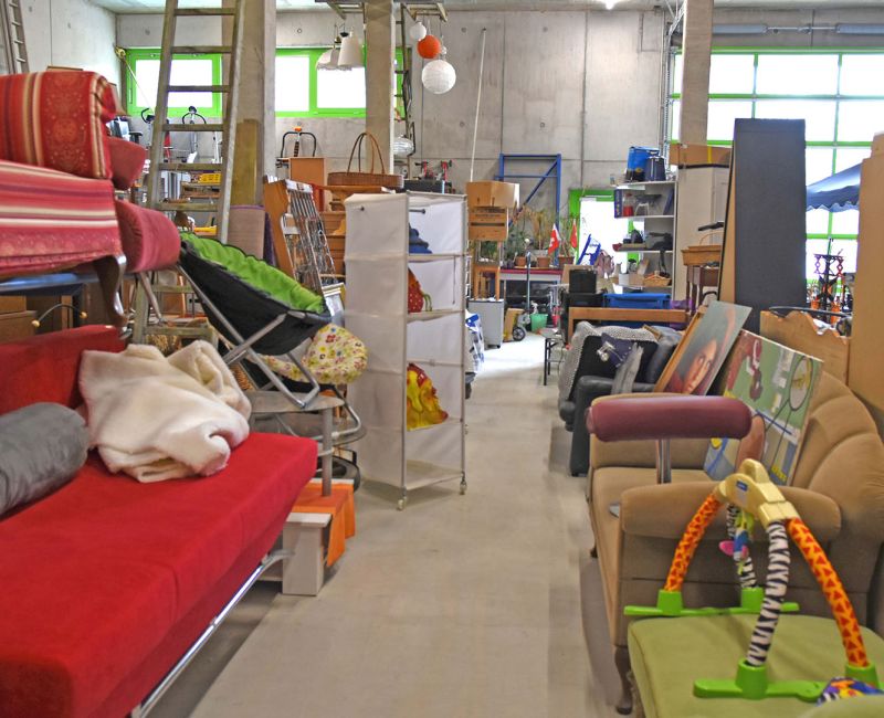 Fundgrube A - Z, grosse Halle